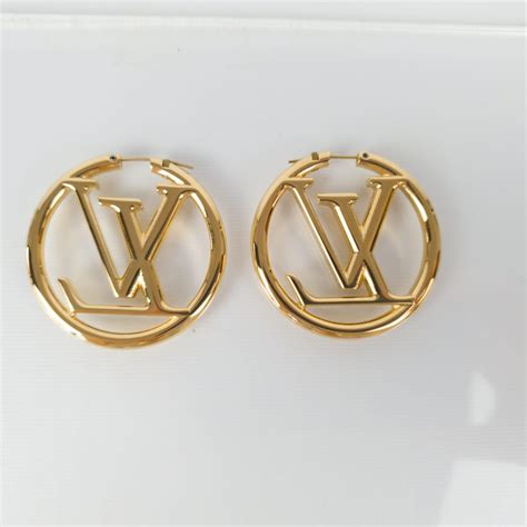 louis vuitton louise hoop earrings dupe|louis vuitton large hoop earrings.